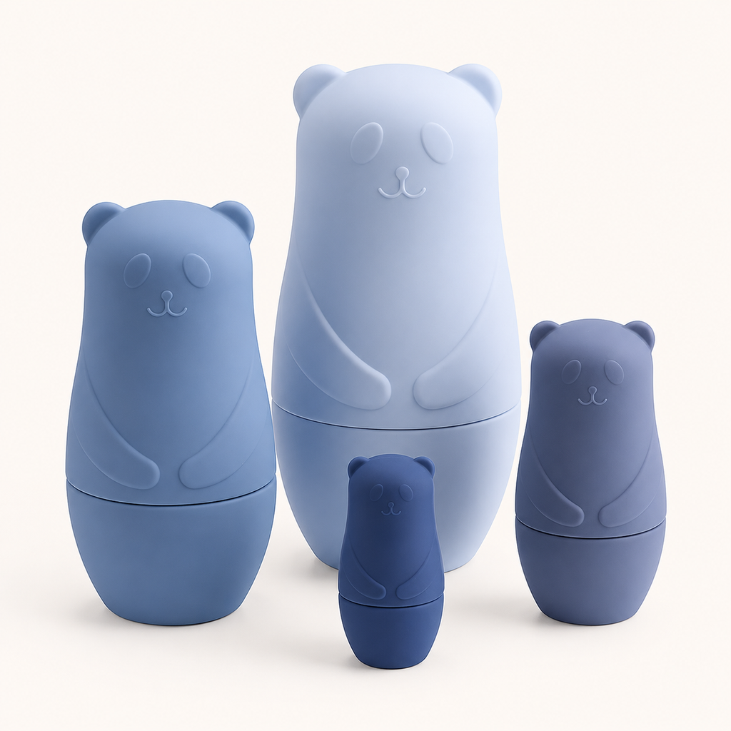 Poupées Gigognes Montessori en Silicone Alimentaire