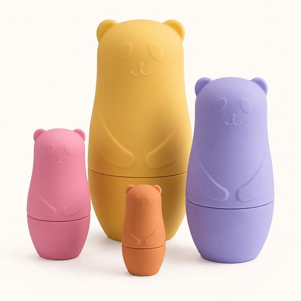 Poupées Gigognes Montessori en Silicone Alimentaire