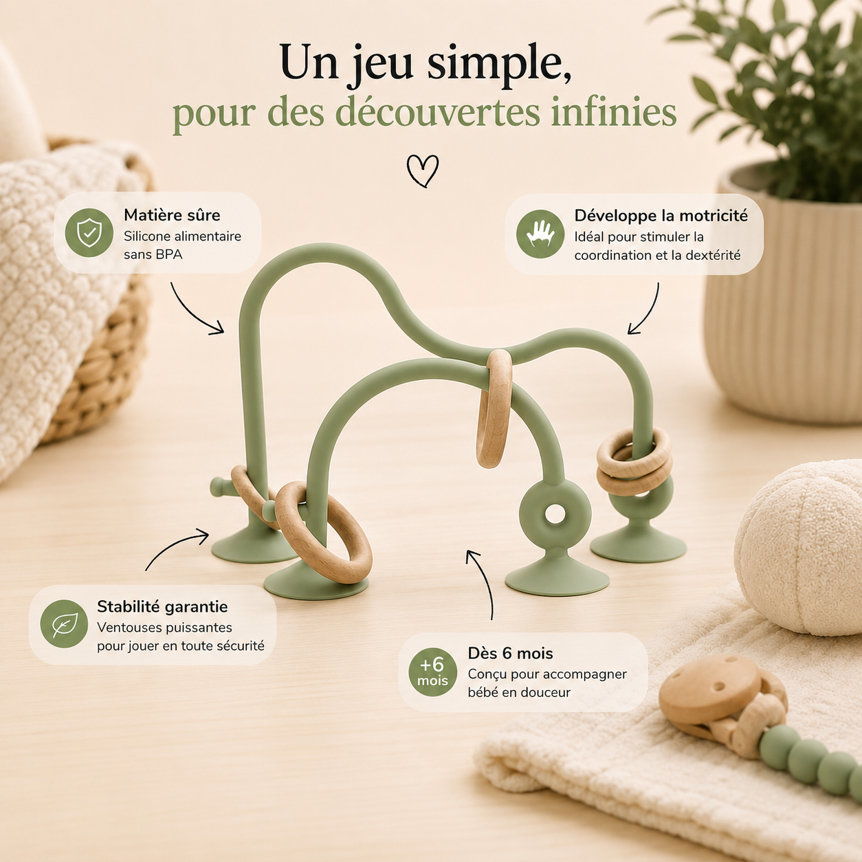 Arc Sensoriel en silicone