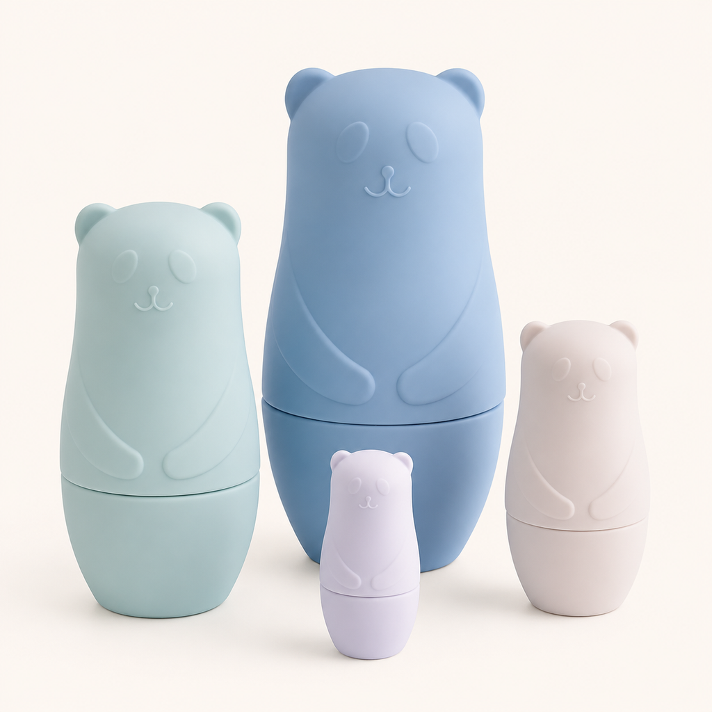 Poupées Gigognes Montessori en Silicone Alimentaire