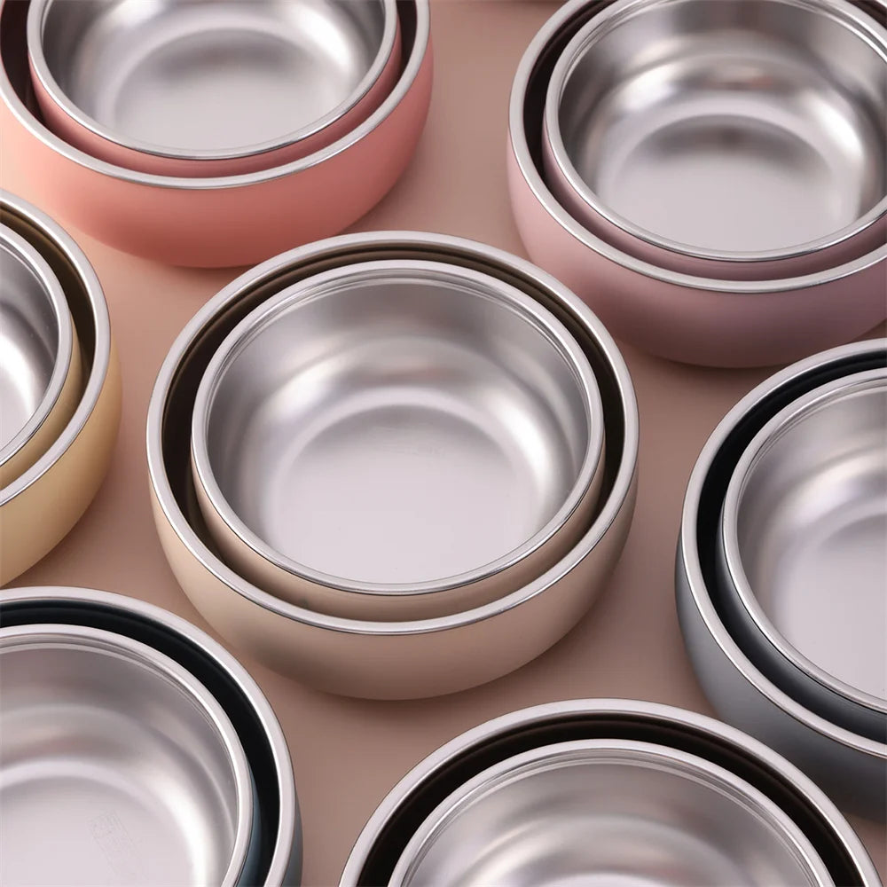 2 Bols Inox Premium & Silicone