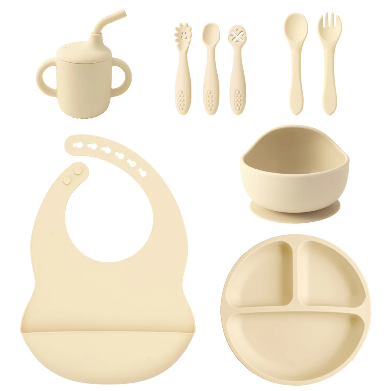 Set complet de repas en silicone
