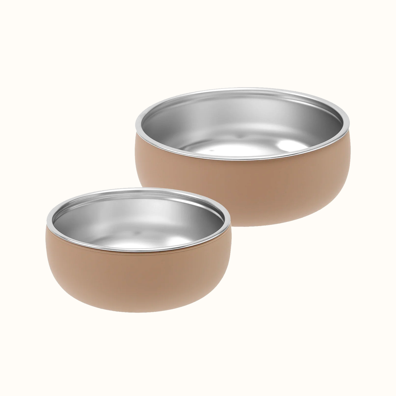 2 Bols Inox Premium & Silicone