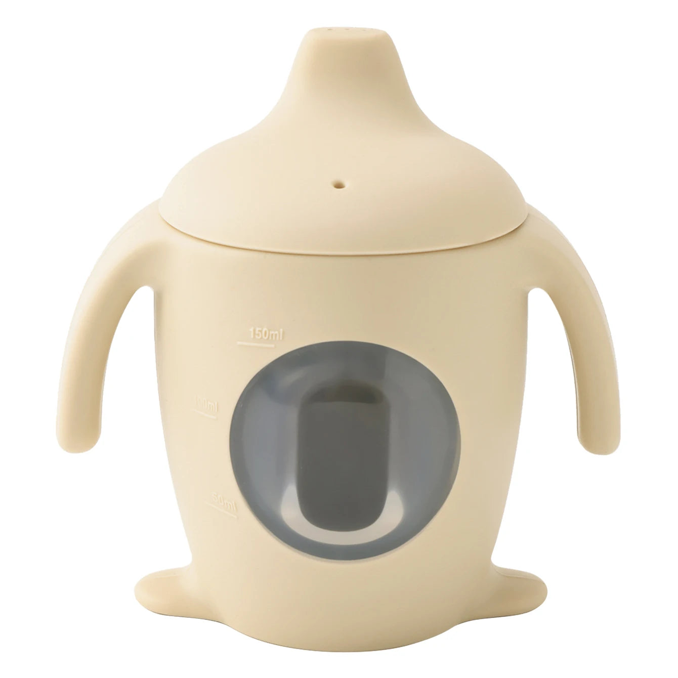 gourde bébé en silicone avec poignées anti fuite
