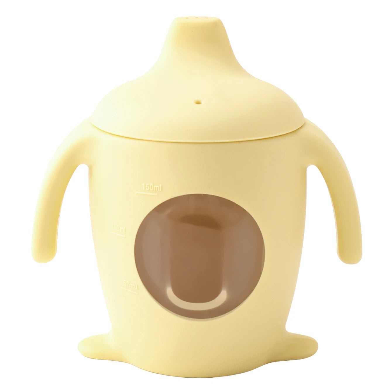 gourde bébé en silicone avec poignées anti fuite