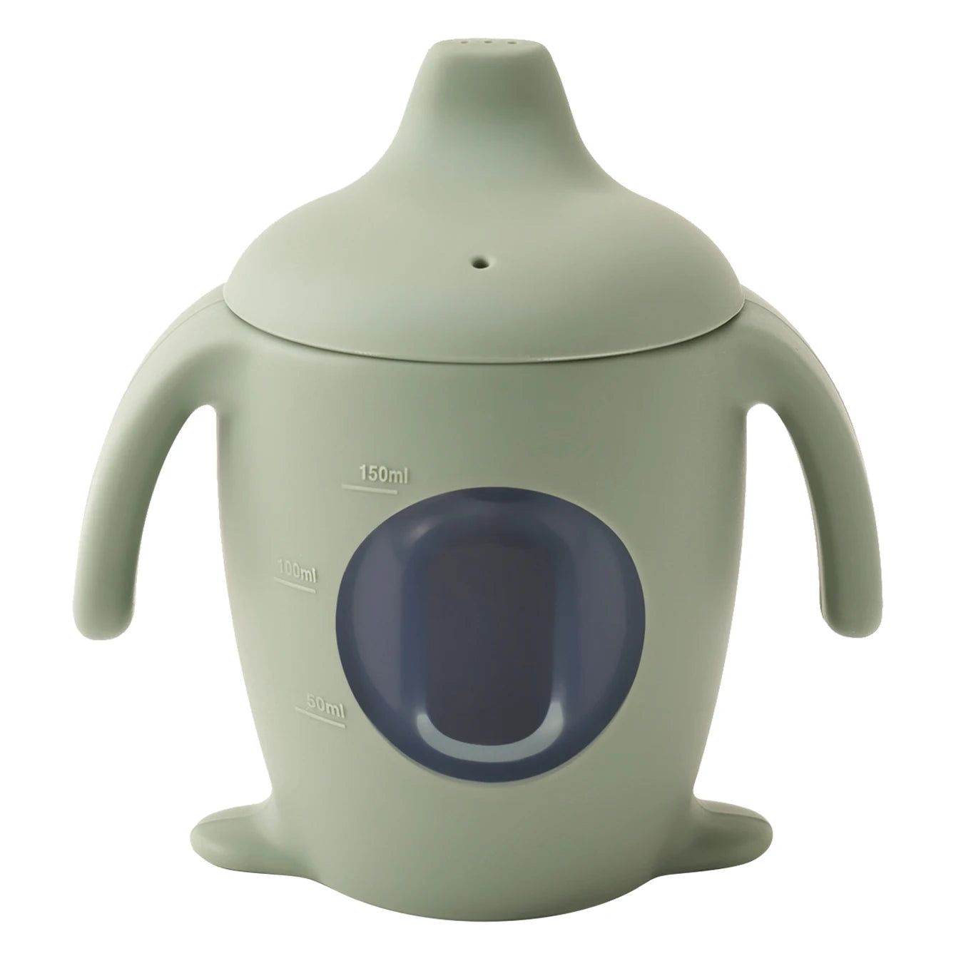 gourde bébé en silicone avec poignées anti fuite