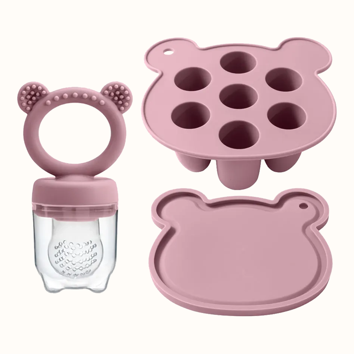 Tétine alimentaire en silicone 3 en 1